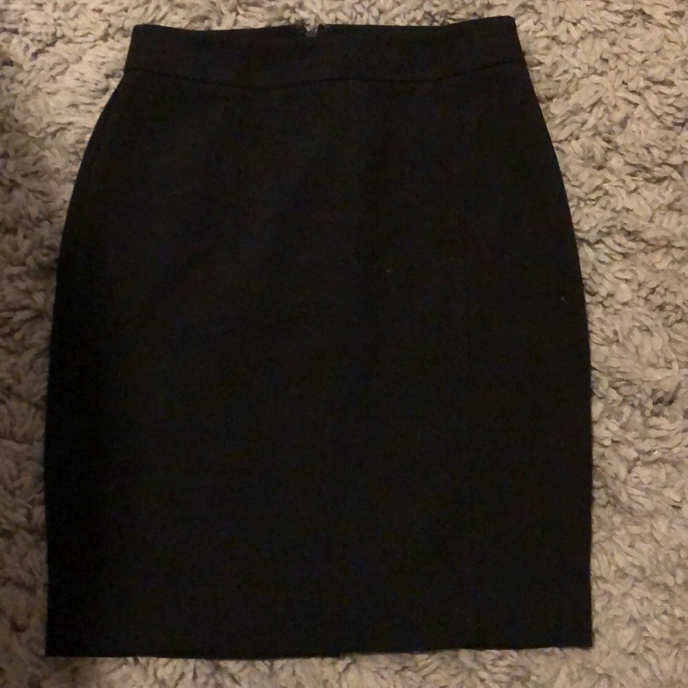 Black pencil skirt